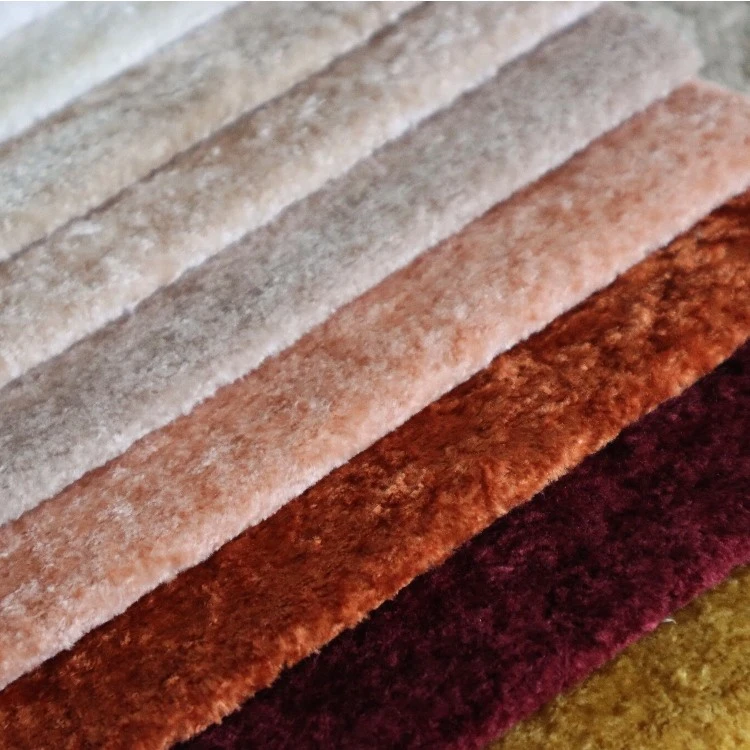 Mobili per divani vintage in tessuto da tappezzeria in peluche lavorato a maglia in velluto screziato