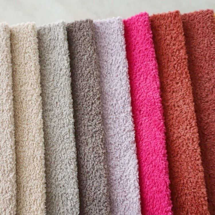 Multi-Color Sherpa Fleece Upholstery Fabric factory